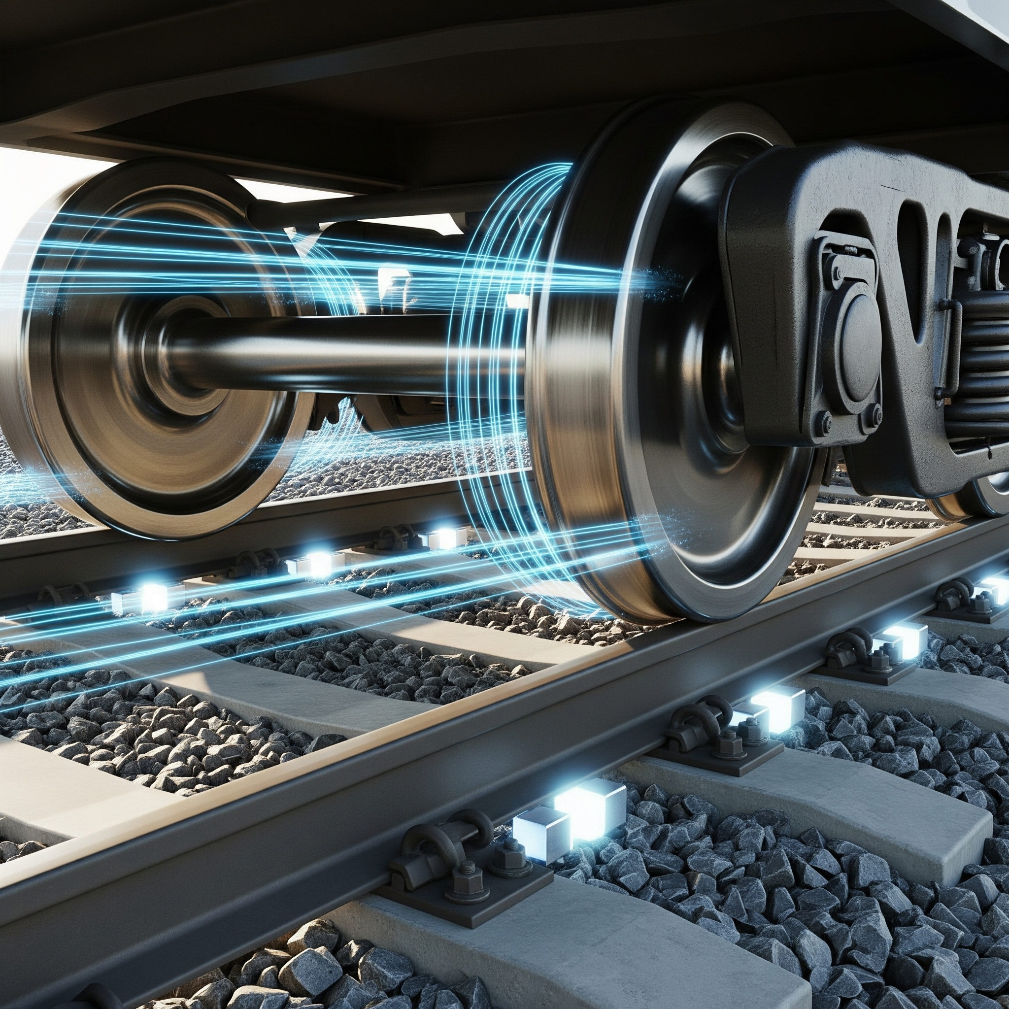 Passive Magnetic Stabilization for Railways